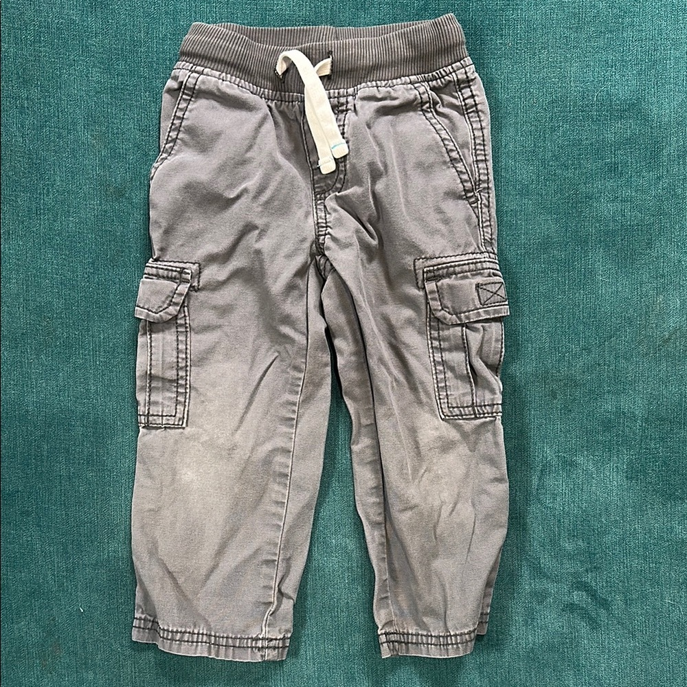 Gray Cargo Pants for Kids